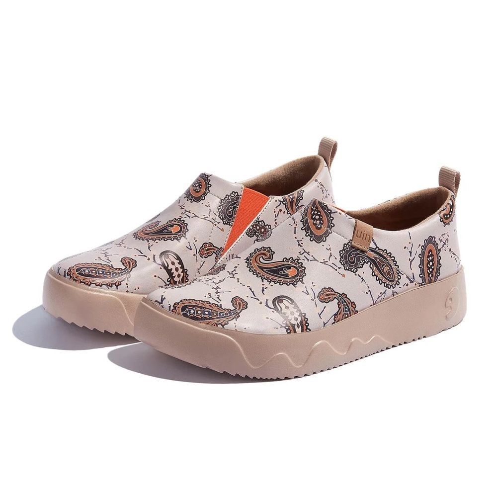 Uin Women's Travel Walking Shoes Casual Wide Toe Sneaker (Desert Stroll IX)